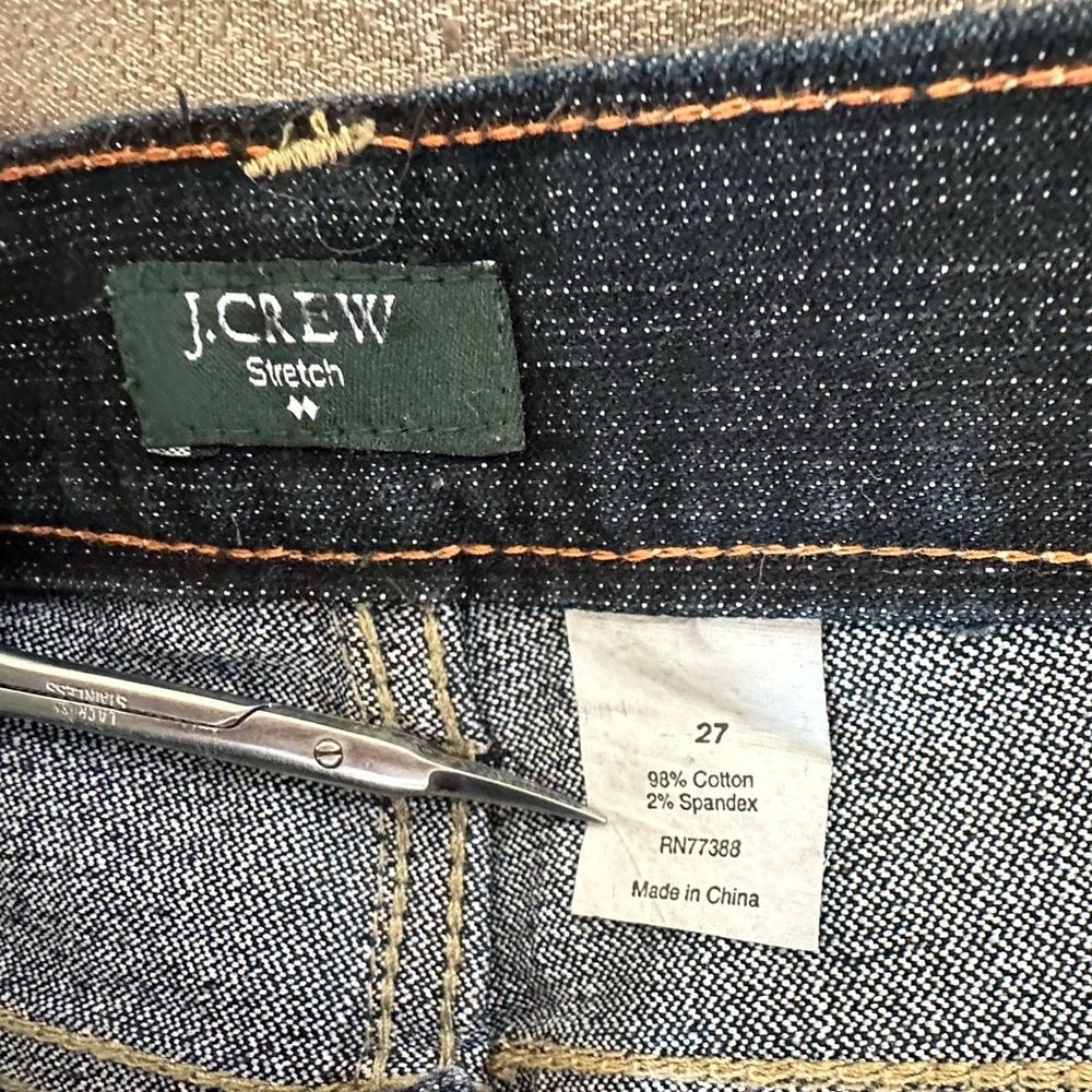 J. Crew Stretch Capri Jeans Size 27 - Picture 3 of 9